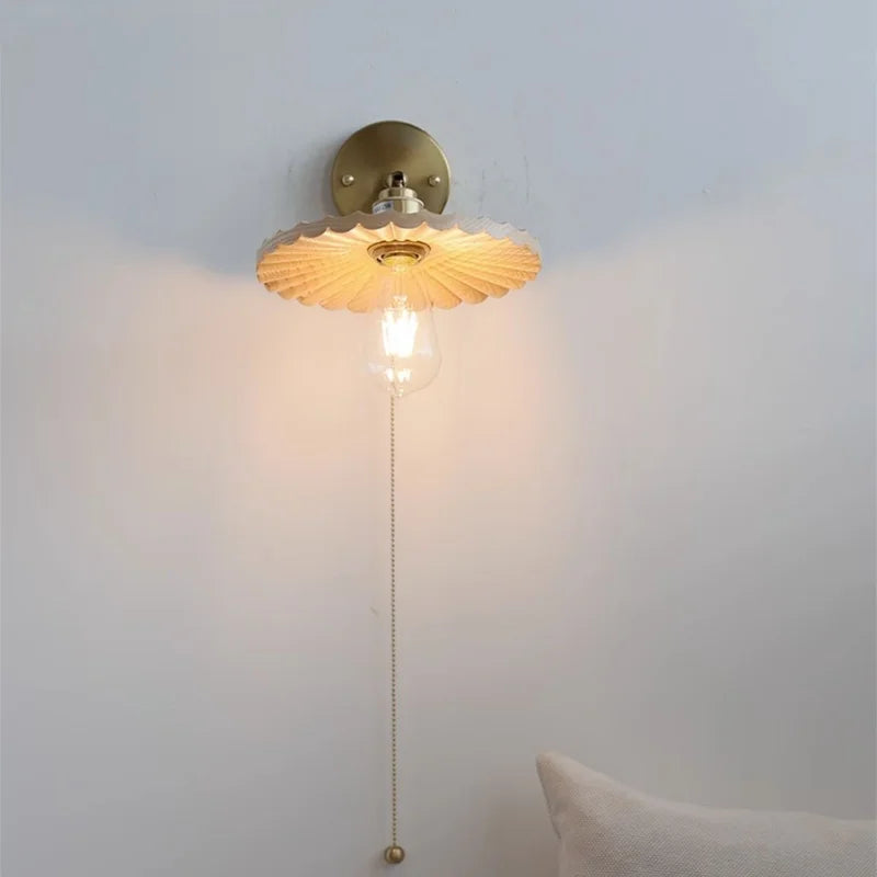 Afralia™ Ash Wood Up Down LED Wall Lights Living Room Stair Lamp