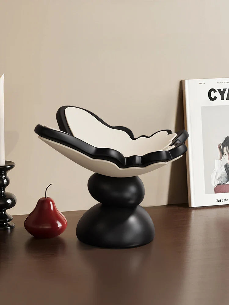 Afralia™ Butterfly Geometric Resin Tray for Home Decor and Storage