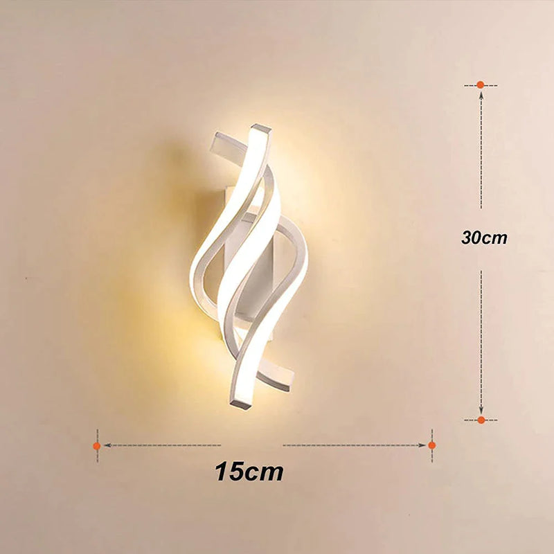 Afralia™ Nordic LED Wall Lamp Rotation Sconce Lighting Fixture for Home Decor