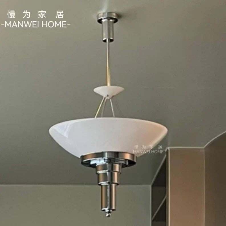 Afralia™ Space Age Bauhaus Chandelier for Dining, Living, Bedroom, Bar - Italian Texture
