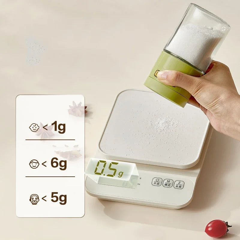 Afralia™ Glass Spice Dispenser Salt Shaker Sealed Spice Container Peppers Jar