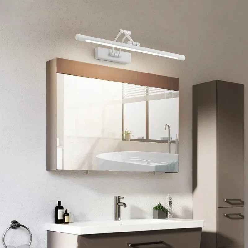 Adjustable LED Wall Lamp Modern Bathroom Light 46cm 56cm AC85-265V Afralia™ Wall Sconce