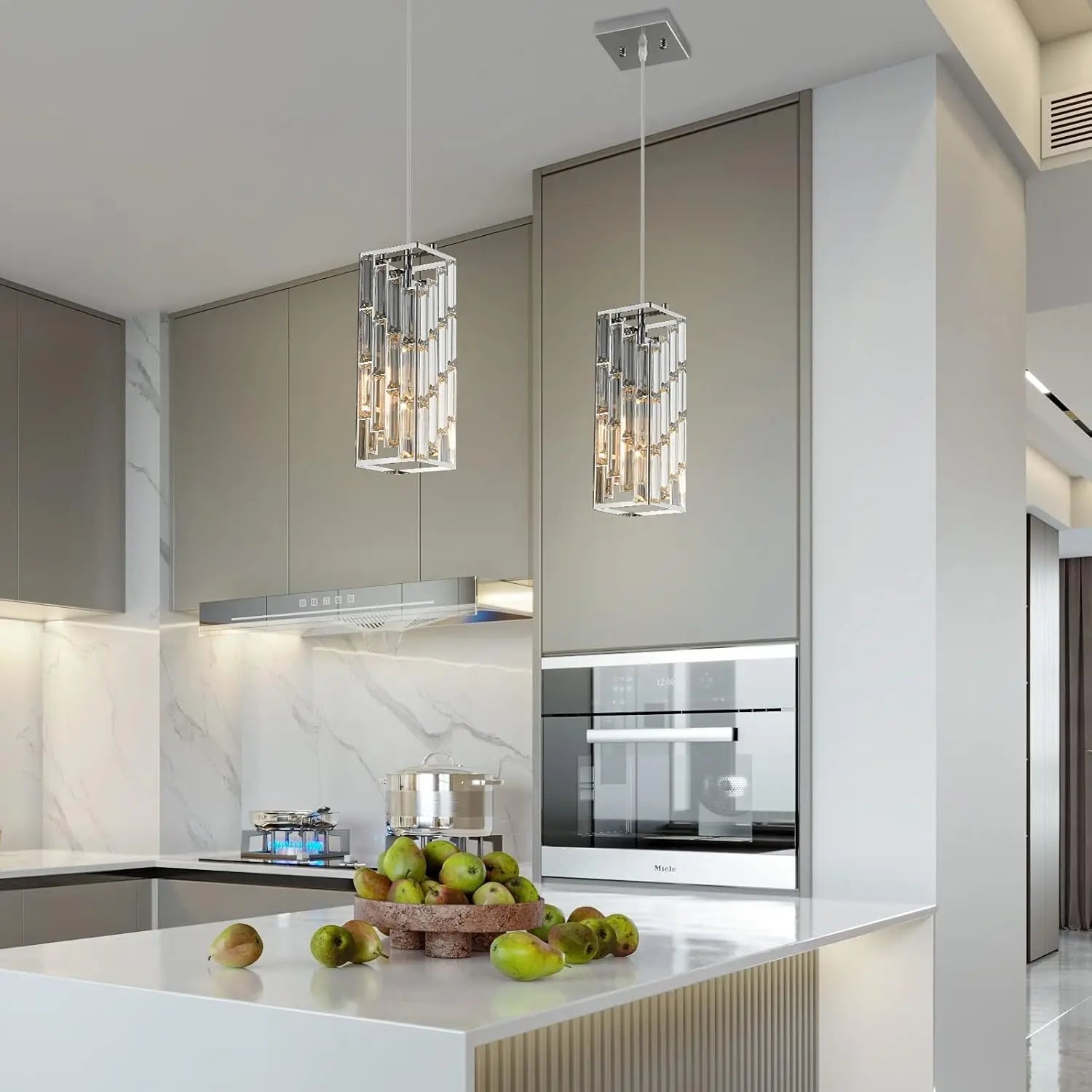 Afralia™ Gold Crystal Wall Sconce: Classic Chandelier Lighting with LED Bulbs