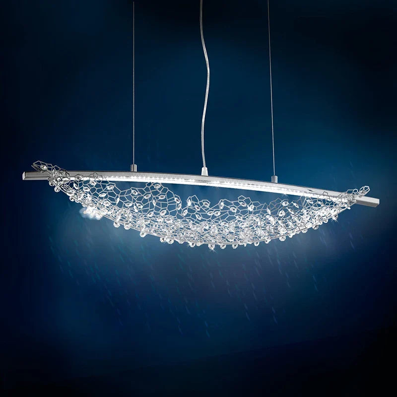 Afralia™ Nordic Crystal Chandelier for Luxury Restaurant & Home Decor