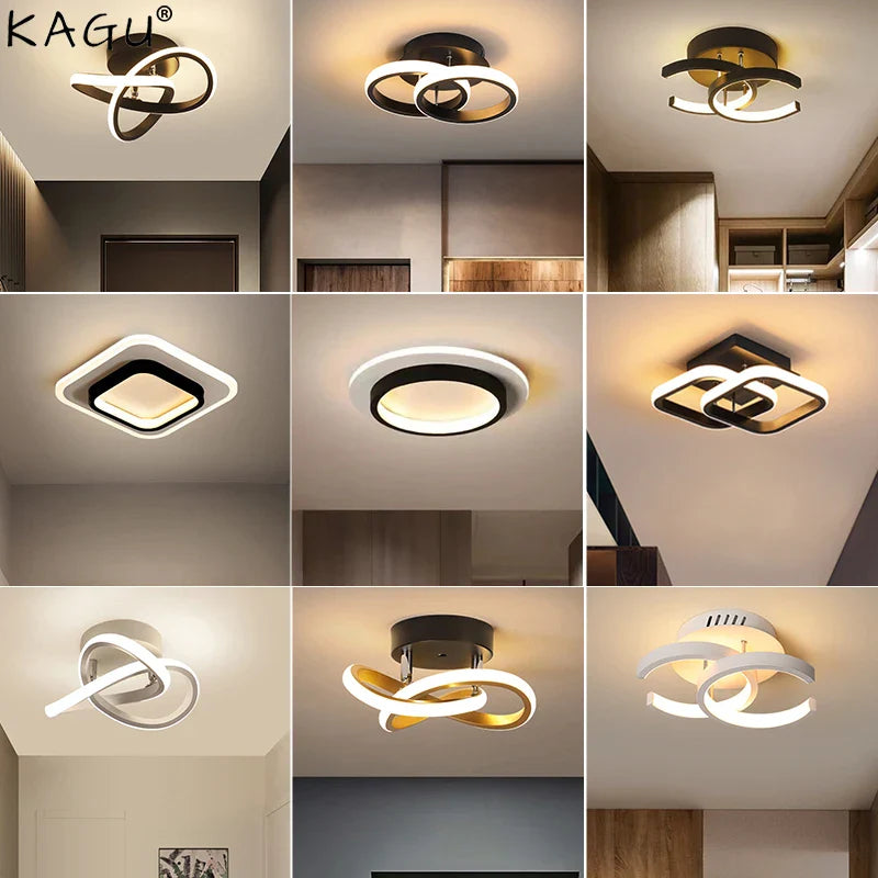 Afralia™ LED Aisle Ceiling Lights for Home Lighting in Bedroom Living Room Corridor