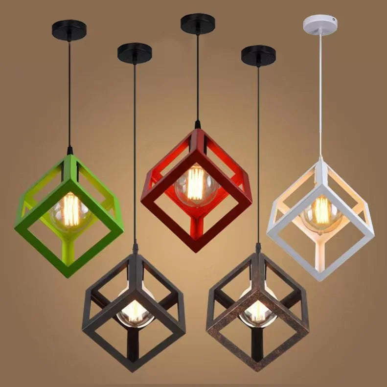 Afralia™ Elegant Square Chandelier by Artful Design - Stylish Ceiling Light for Kitchen & Bedroom