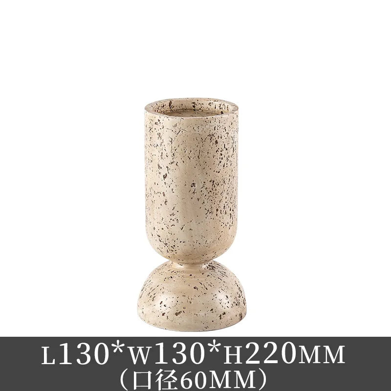 Afralia™ Marbled Fruit Dish Tray Candelabrum Holder Home Decor Accessory