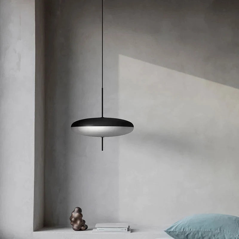 Afralia™ Saucer Design LED Pendant Light for Home Decor, Living Room, Bedroom, Office