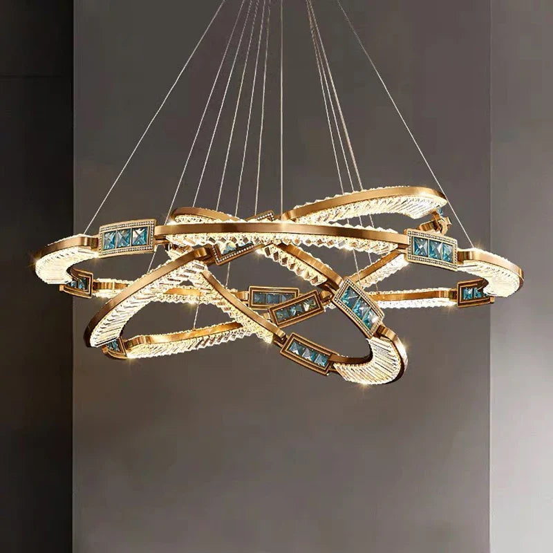 Afralia™ Modern LED Pendant Chandeliers for Living Room Dining Room Indoor Lighting