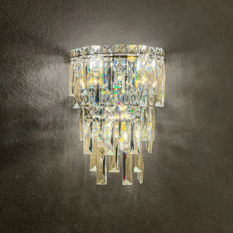 Afralia™ Modern Crystal Wall Lamp for Home Decor
