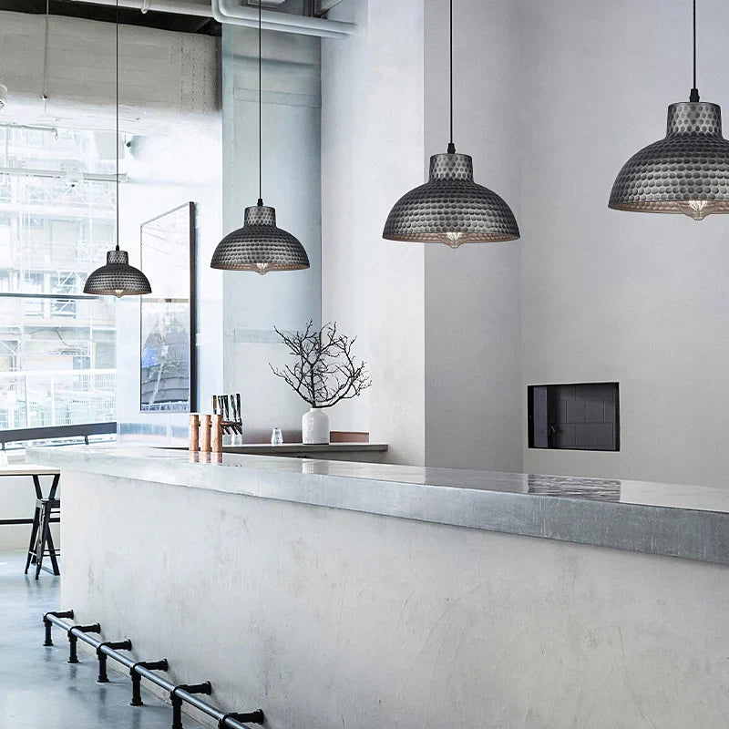 Afralia™ Industrial Pendant Lamp White Vintage Chandelier for Kitchen Dinning Room