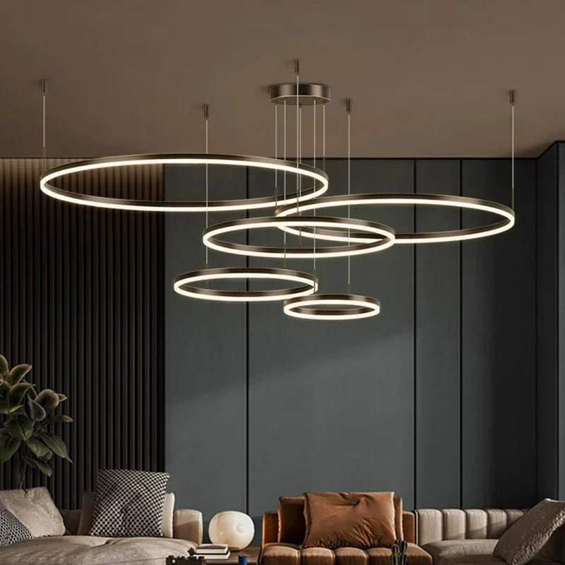 Afralia™ LED Pendant Chandeliers for Staircase & Living Room Lighting