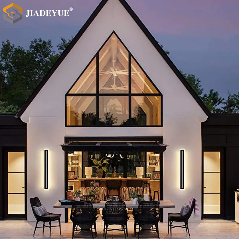 Afralia™ Outdoor Waterproof LED Wall Lamp for Living Room Terrace Courtyard Lighting