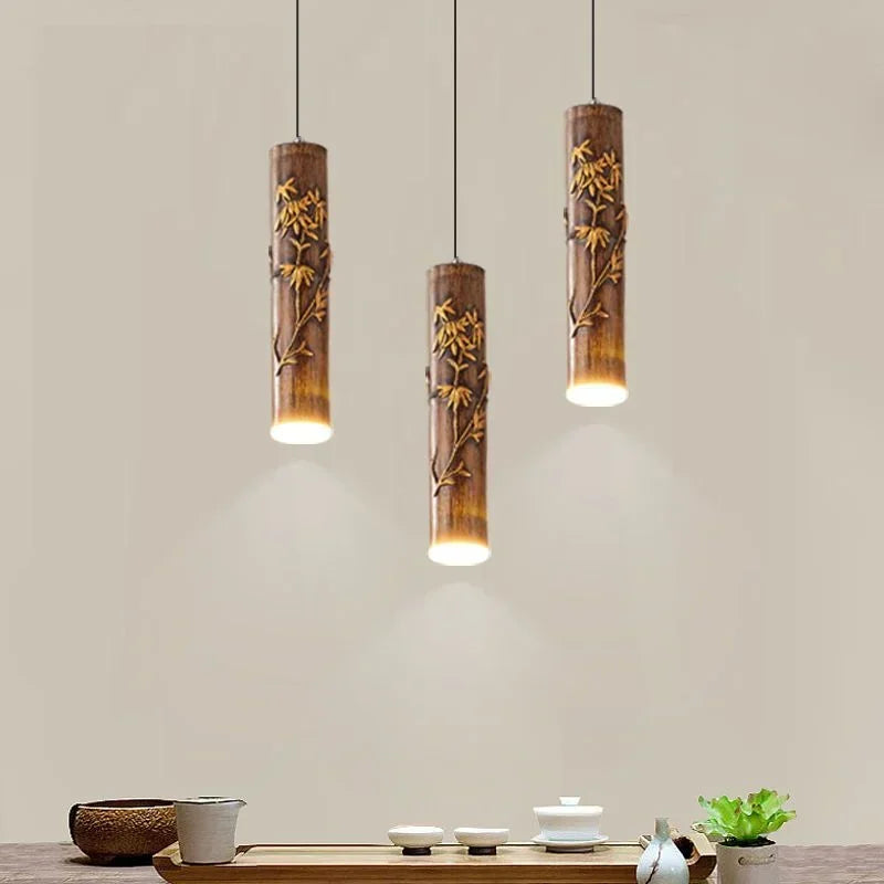 Afralia™ Chinese Modern Art Hotpot Restaurant Bar Pendant Light
