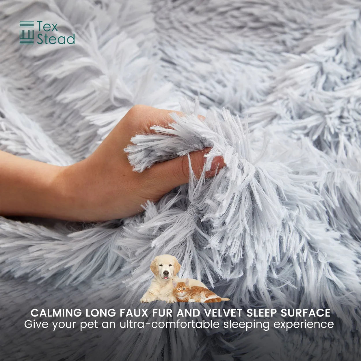 Afralia™ Shaggy Plush Dog Blanket: Soft Washable Pet Blanket for Dogs & Cats