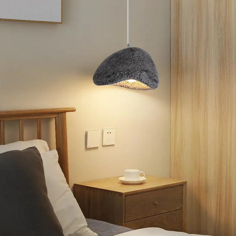 Afralia™ Minimalist Resin Pendant Light: Modern Nordic Chandelier for Restaurant and Bar Counter