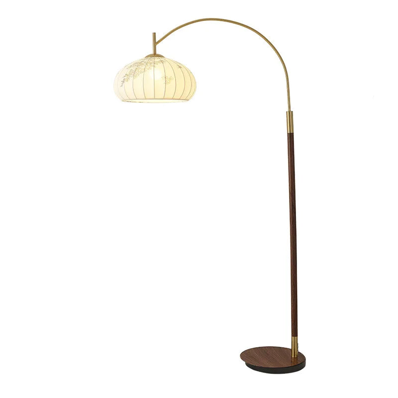 Afralia™ Antique Fishing Floor Lamp for Living Room Bedroom Study
