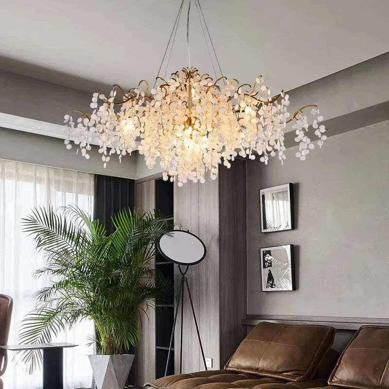 Afralia™ Crystal Branch Chandelier: Luxury Art Decor Lighting for Living Room, Bedroom, Dining Room