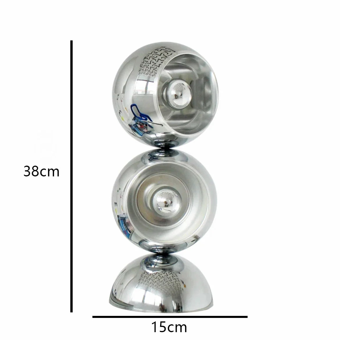 Afralia™ Minimalist Chrome LED Floor Lamp Metal Art Decoration