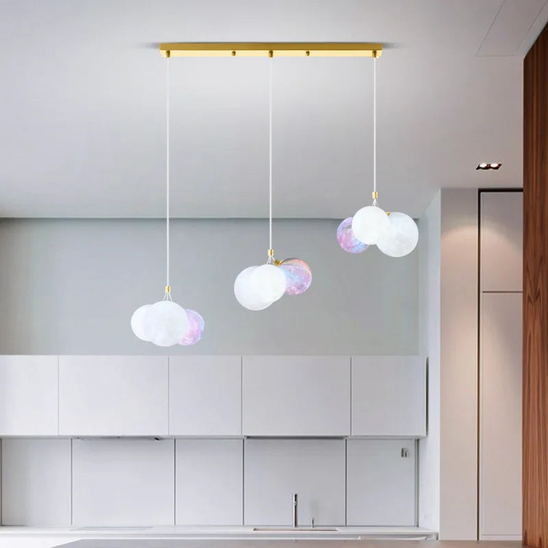 Afralia™ Modern Dine Pendant Lights LED Chandeliers for Living Room Indoor Lighting