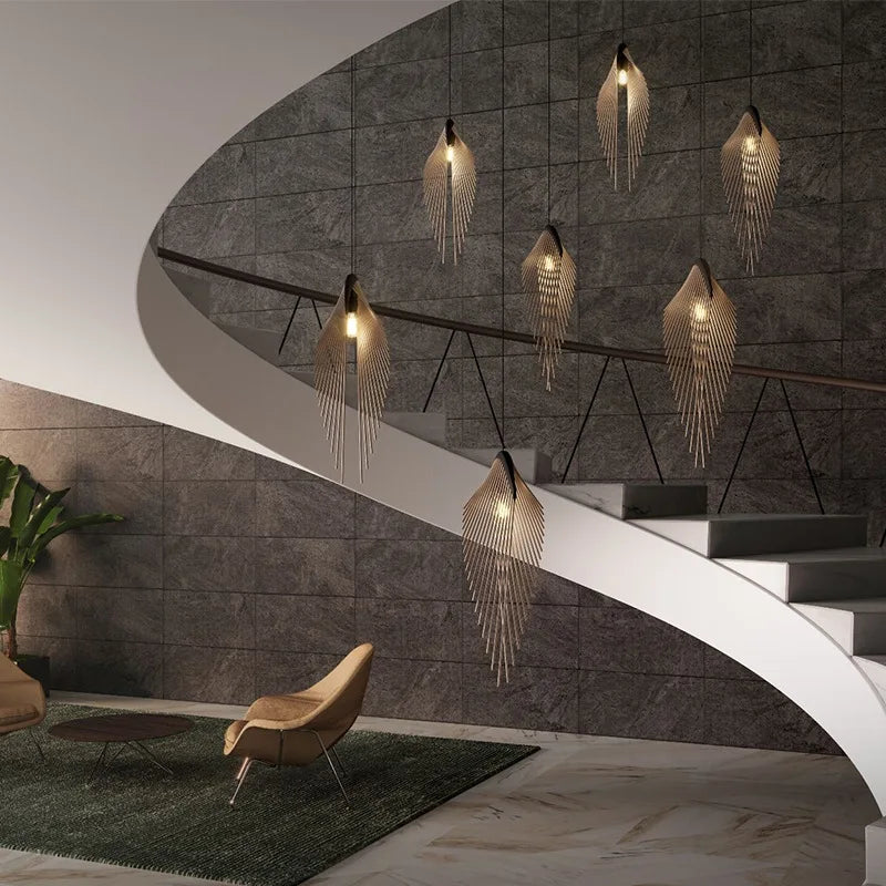 Afralia™ LED Ceiling Chandeliers: 2025 Trend Modern Industrial Decorative Hanging Lamps