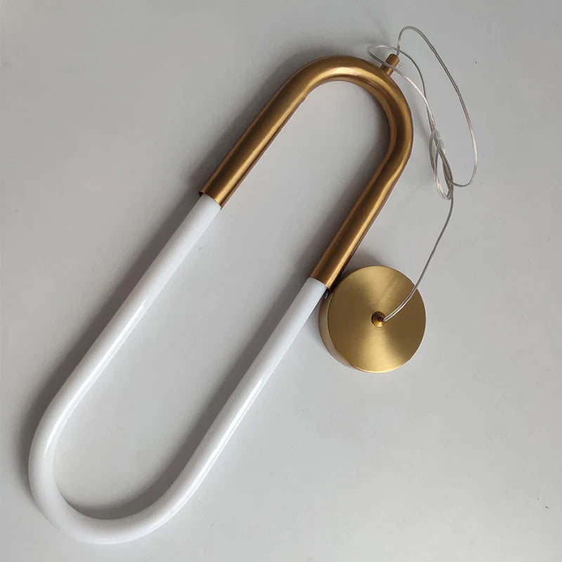 Afralia™ Gold Black LED Pendant Light: Single/Double Head, Long Line Hanging Lamp