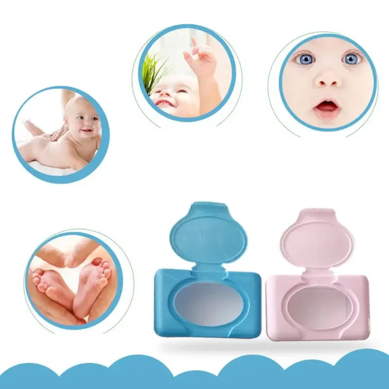 Afralia™ Baby Wet Wipes Dispenser Holder for Home, Car, Travel, Office, Bathroom