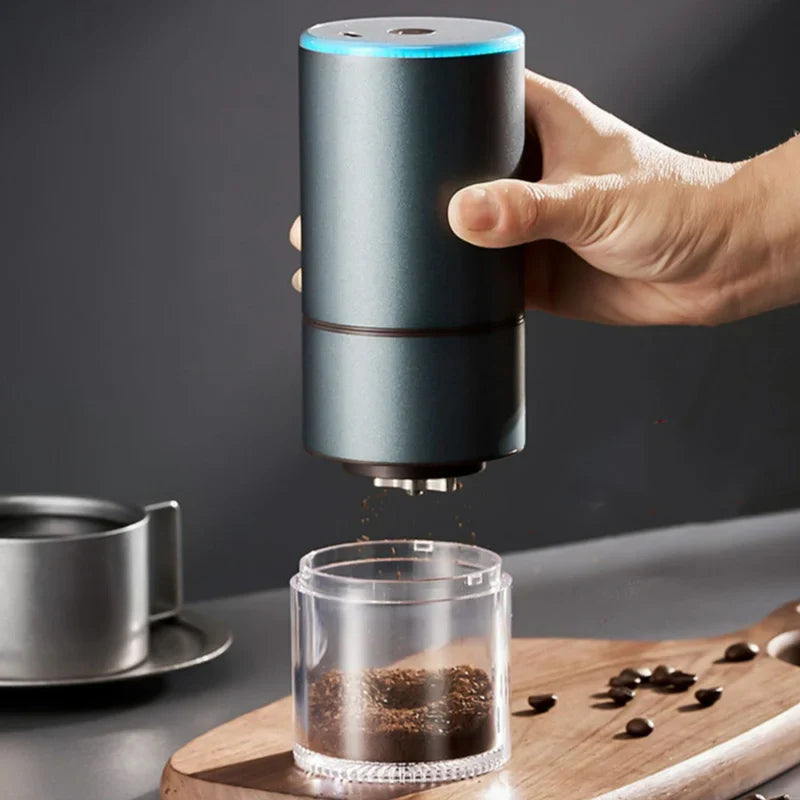 Afralia™ Electric Bean Grinder: Full-automatic Portable Coffee Machine
