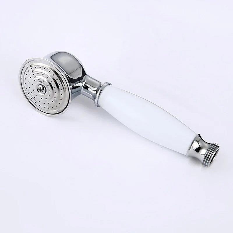 Afralia™ Brass Bath Shower Hand Holder Chrome Plated Bathroom Accessories