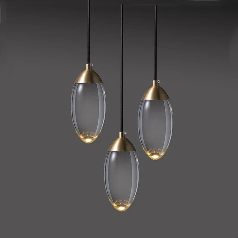 Afralia™ Copper Luster Pendant Chandelier for Luxe Interior Lighting