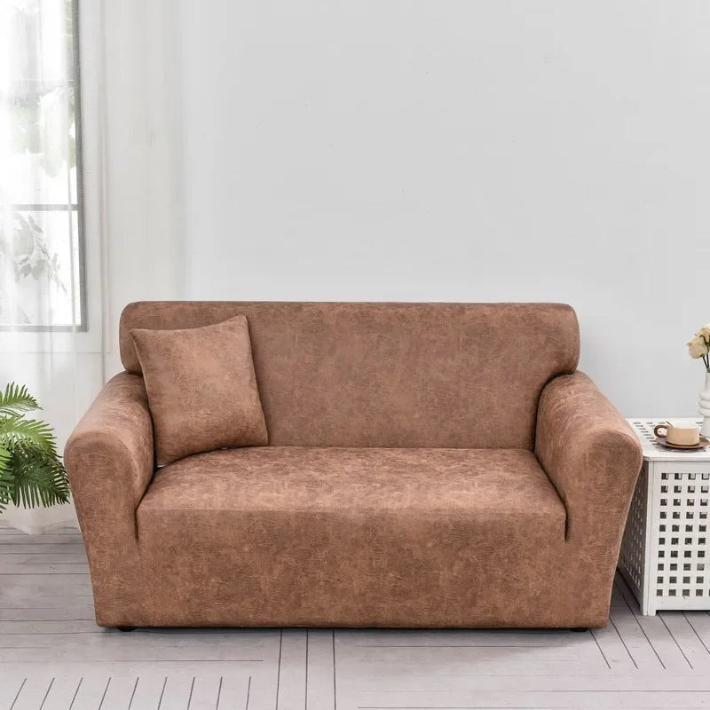 Afralia™ Waterproof Non-slip Sofa Cover - Single & Double All-inclusive Couch Case