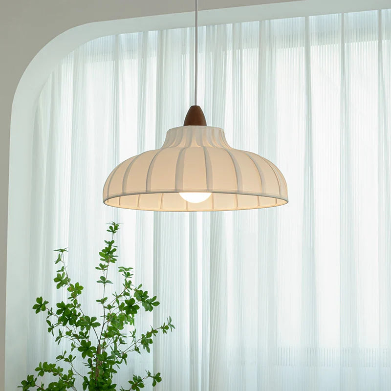 Afralia™ Nordic Fabric Lustre Chandelier LED Pendant Light Fixture