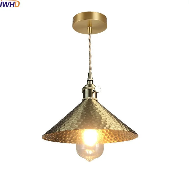 Afralia™ Copper LED Pendant Light, Modern Decor for Bedroom & Living Room