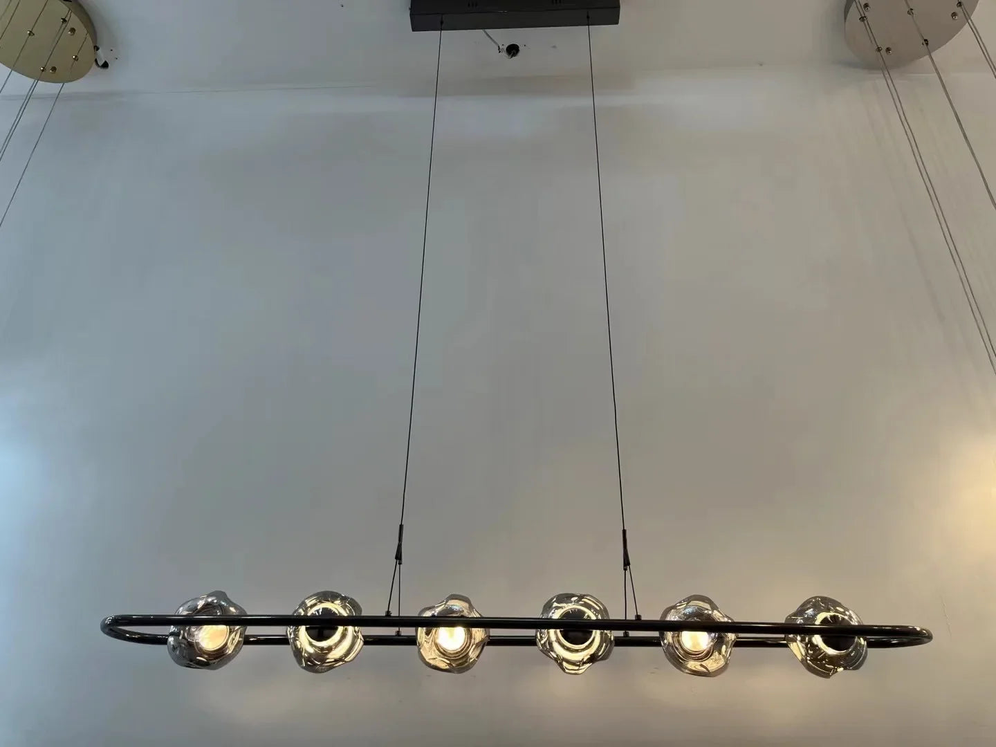 Afralia™ Glass Chandelier for Dining Table | Nordic Minimalist Island Bar Light