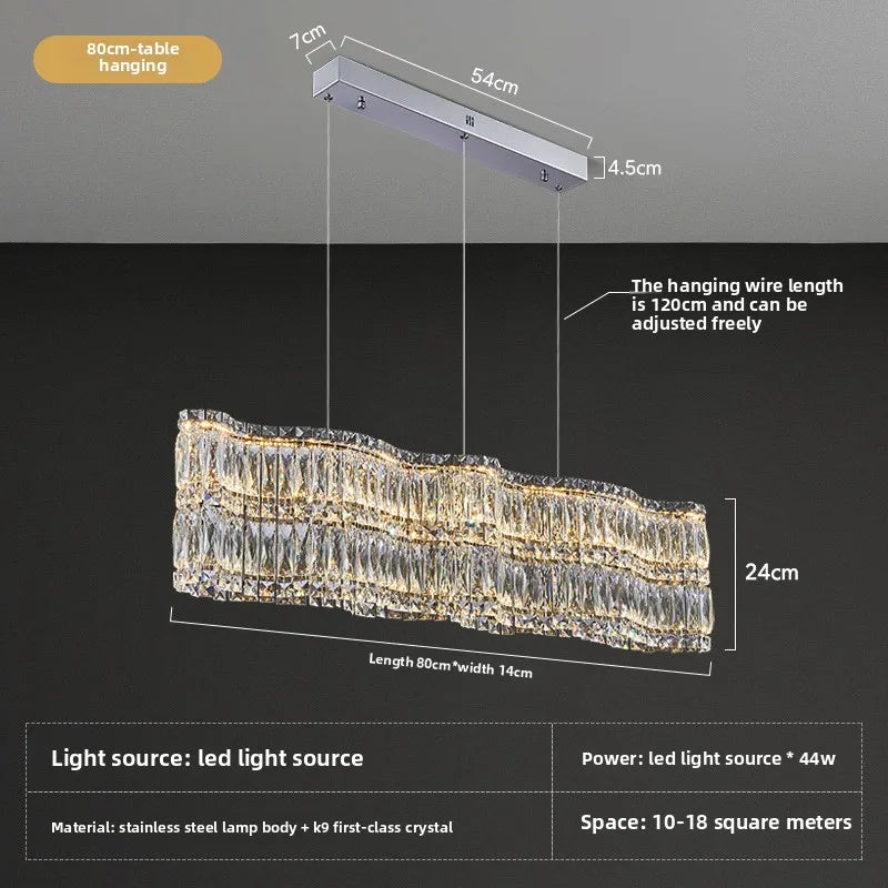 Luxury Afralia™ Crystal Chandeliers for Home Villa Decoration, Elegant Living Dining Room Pendant Lights