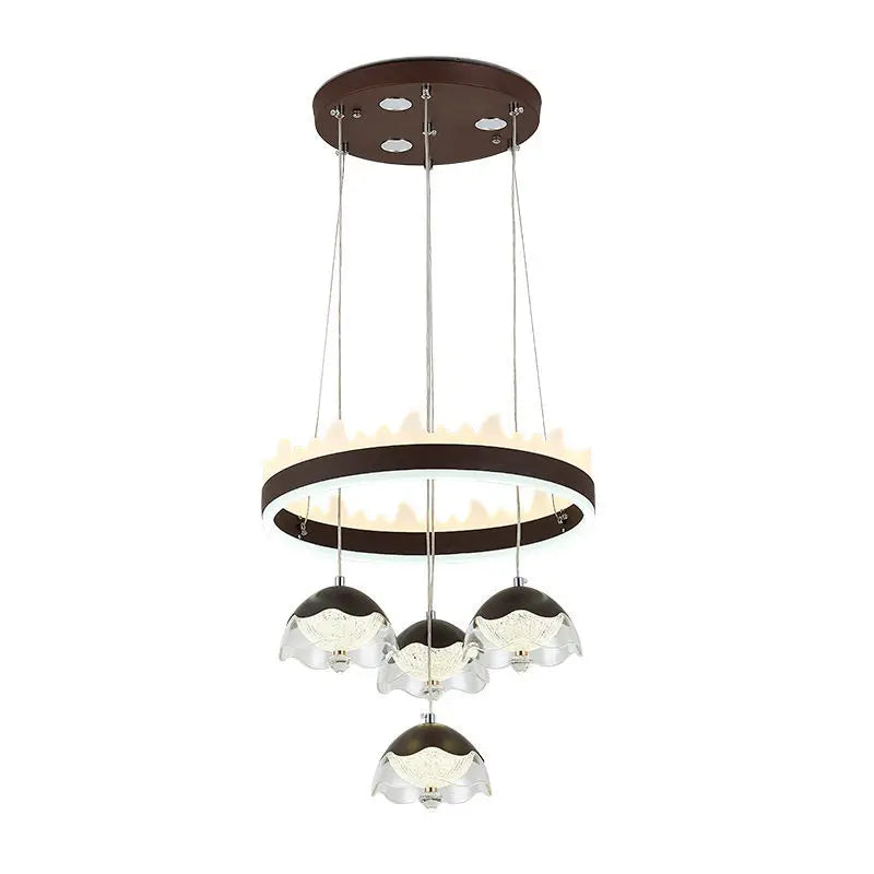 Afralia™ Elegant 4-Head LED Dining Table Chandelier