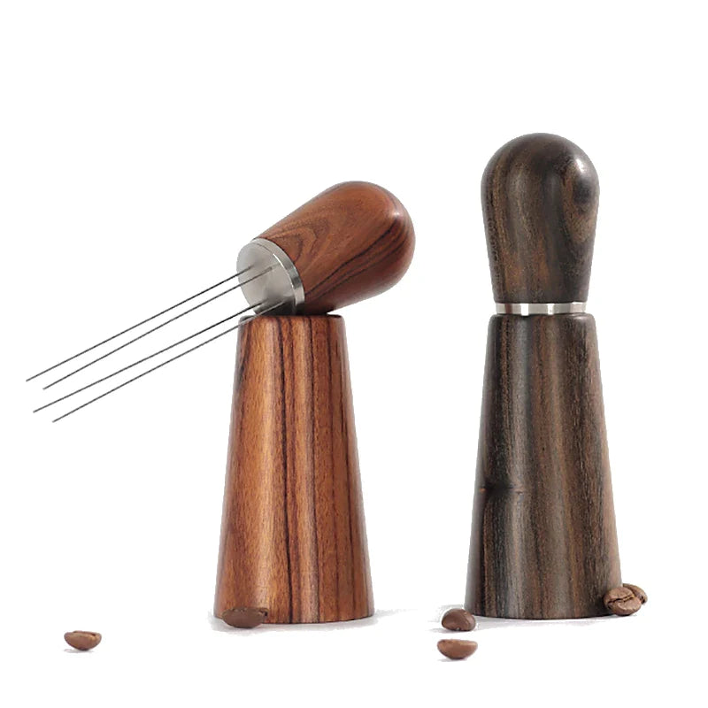 Afralia™ Espresso Stirrer - Wood Handled Tool for Professional Espresso Distribution