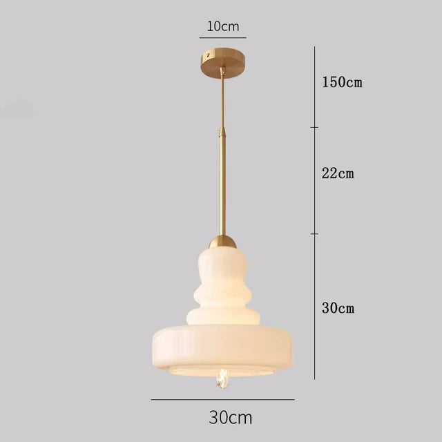 Afralia™ Glass Pendant Lights Ceiling Suspension for Kitchen Island Bedroom Living Dining Room