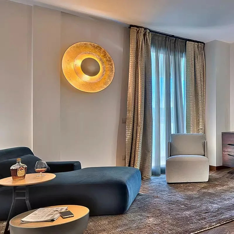 Afralia™ Italian Vintage Art Decor Wall Sconce LED Lampara Pared for Living Room Background