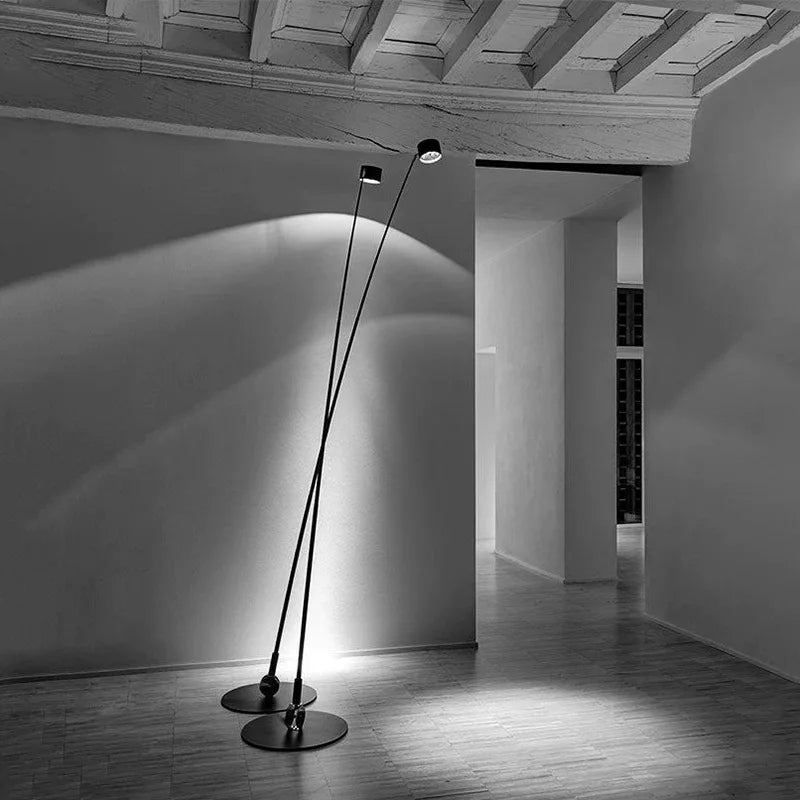 Afralia™ Nordic Sampei Floor Lamp: Minimalist LED Standing Light for Villa, Hotel, Bedroom