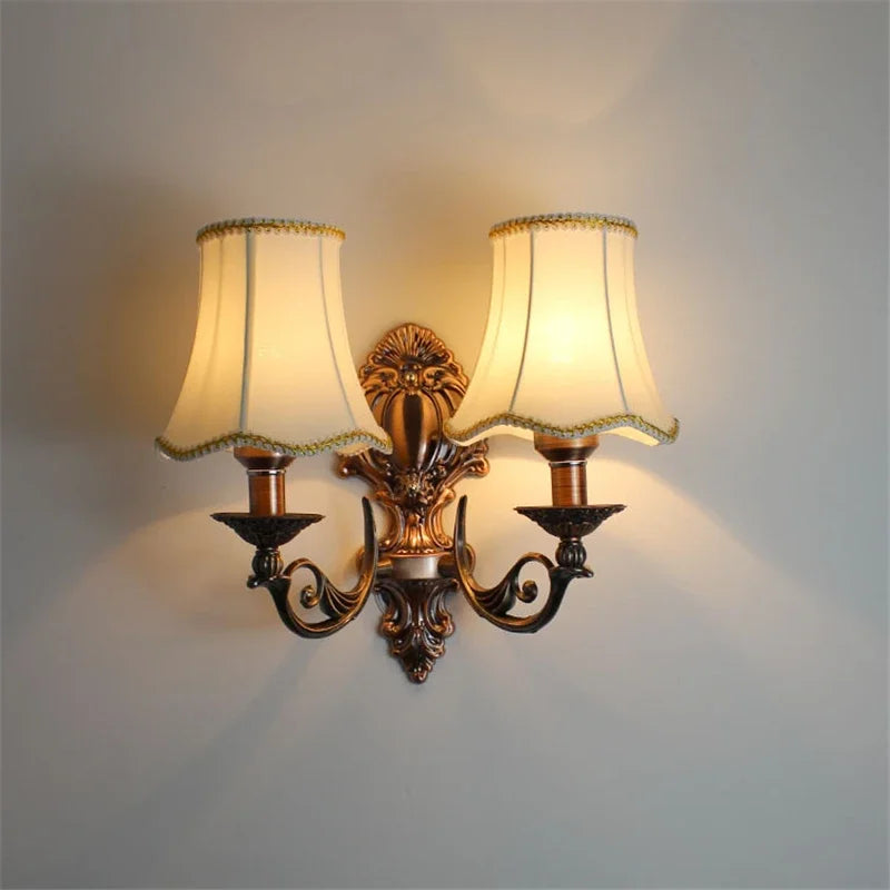 Afralia™ Vintage Iron Wall Lamp - Single Head, Retro Design, LED Sconces Light