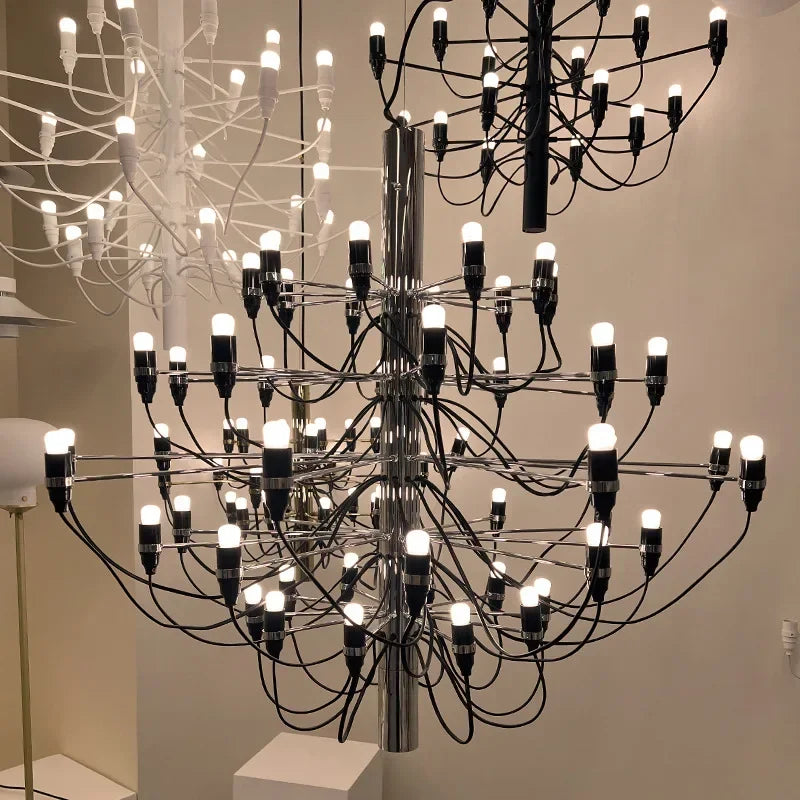 Afralia™ Luxury LED Ceiling Chandelier Pendant Lights for Living Room Hotel Kitchen Decor