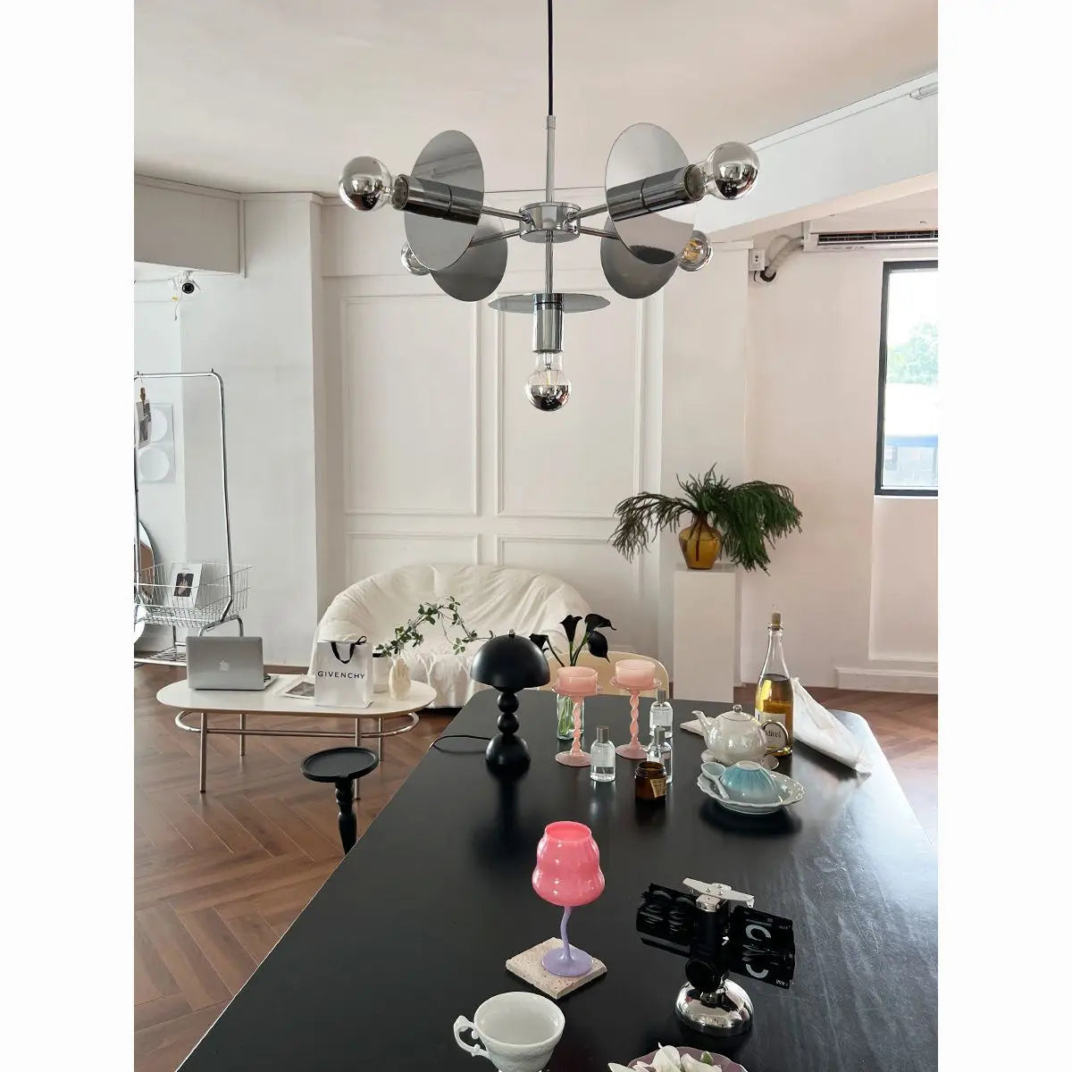 Afralia™ Nordic Light Luxury Chandelier - Modern Minimalist Design for Bedroom and Bar
