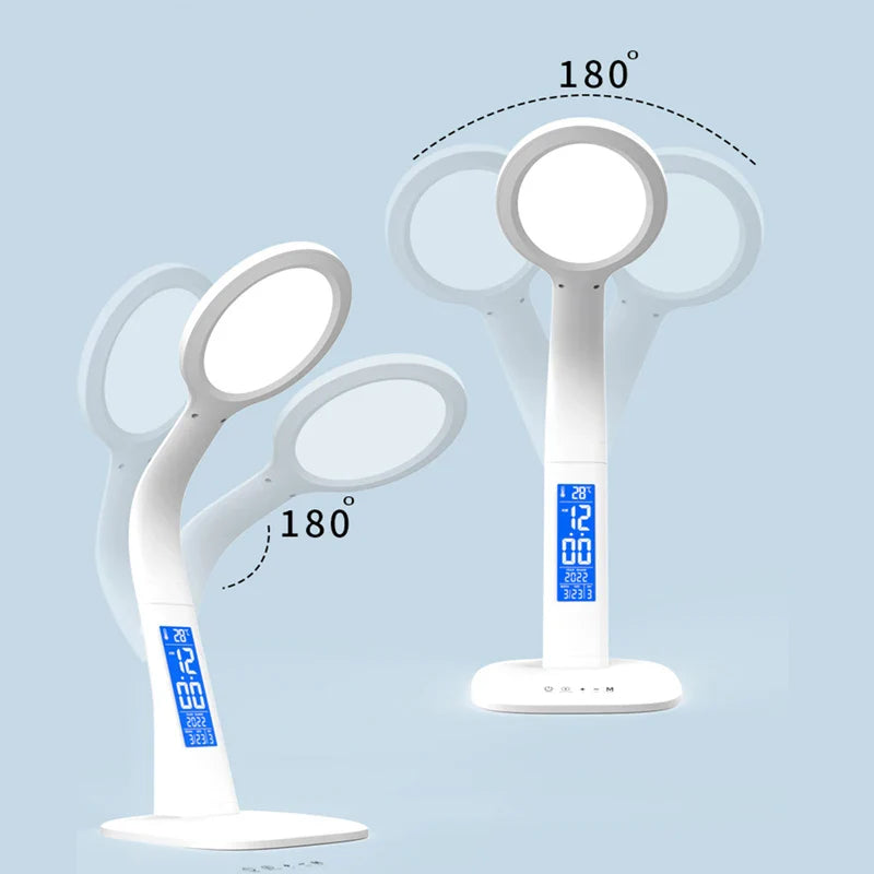 Afralia LED Desk Lamp - USB Chargeable, Dimmable, Foldable, Eye Protection, Study Lighting