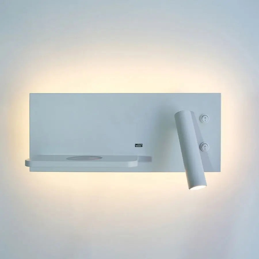 Afralia™ Wireless Charger Adjustable Headboard Spotlights