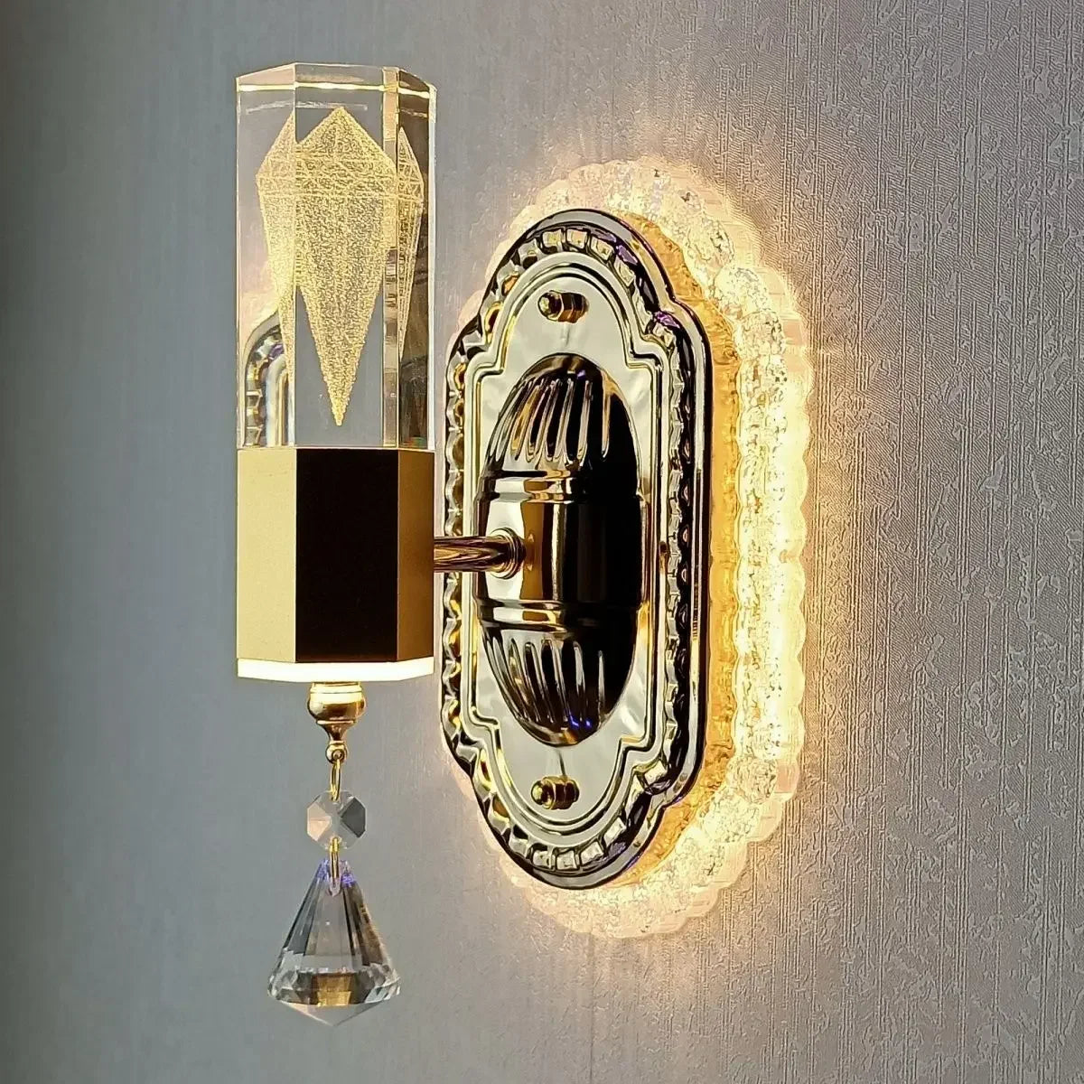 Afralia™ Carved Flower Wall Light: Modern LED Bedroom Lamp for Living Room, Staircase, Aisle
