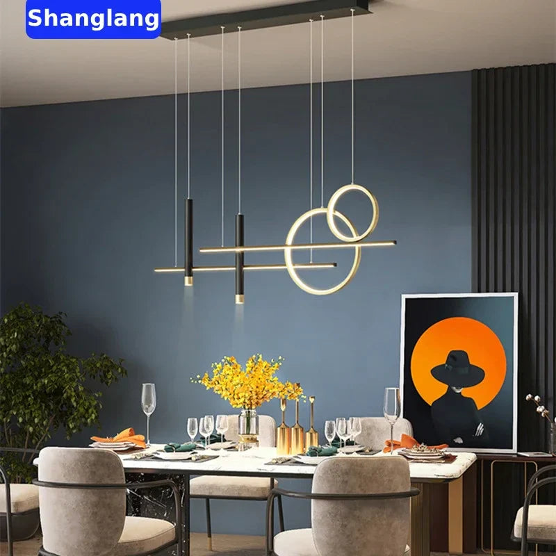Afralia™ Nordic LED Chandelier: Modern Lighting for Living Room, Dining, Kitchen, Home Décor