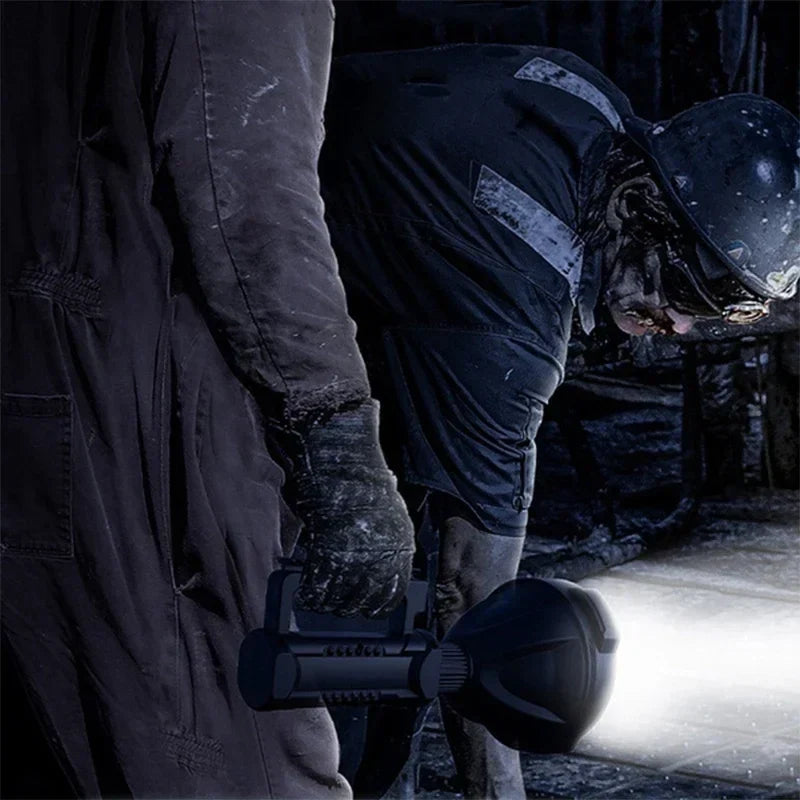 Afralia™ Portable LED Spotlight: Rechargeable, Waterproof & Mountable