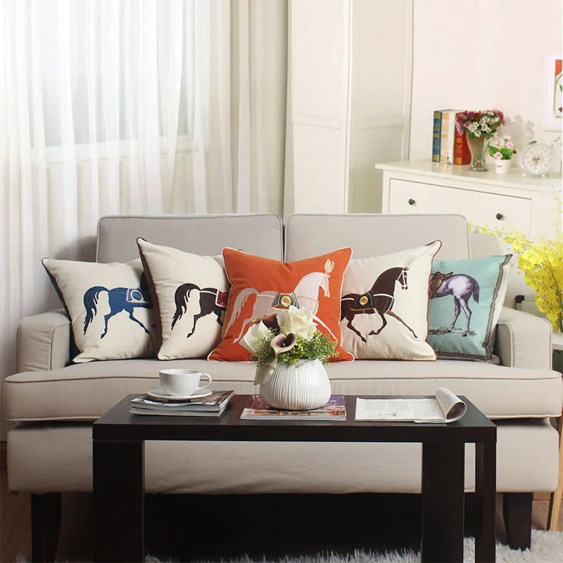 Luxury Embroidered Pillowcases for Sofas, Hotels, and Homestays by Afralia™