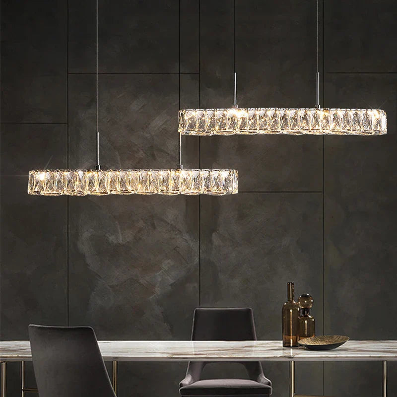 Afralia™ LED Crystal Chandeliers: Modern Luxury Lighting for Dining Room, Bar, and Home décor.
